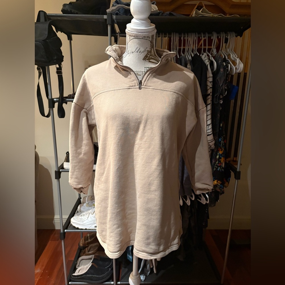 Cotton On Tan Fleece Pullover